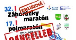 Záhorácky maratón je ZRUŠENÝ !