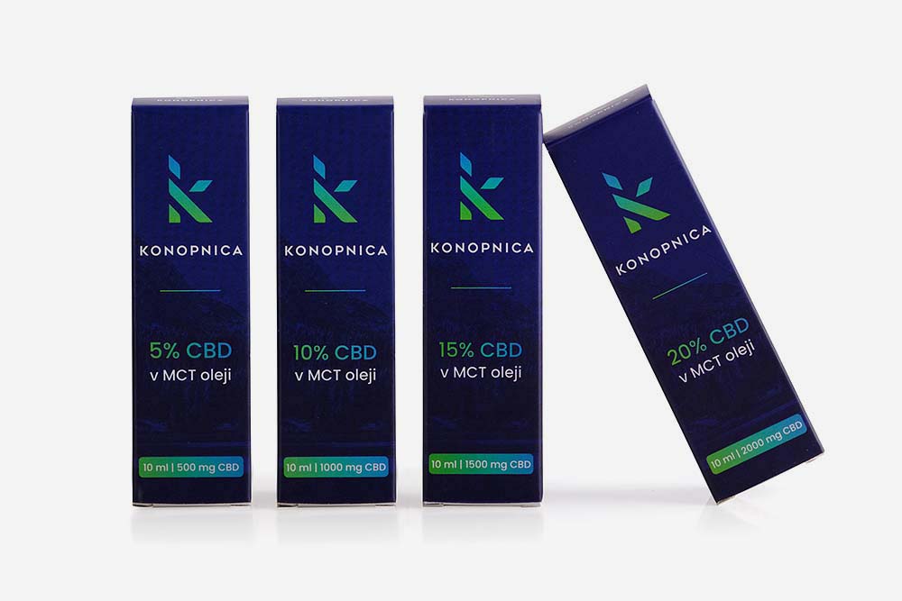 Konopnica CBD oleje