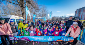 12. Ročník ČSOB zimnej série | počet bežcov atakoval v Petržalke tisícku, prihlásených bolo až 1434! ČSOB Zimná séria II štart deti