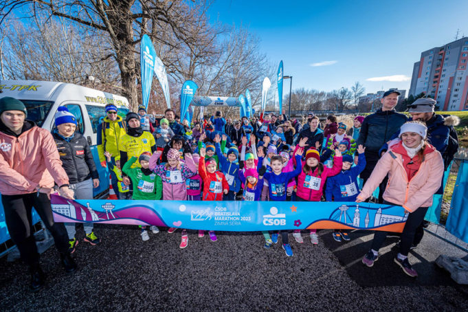 ČSOB Zimná séria II štart deti